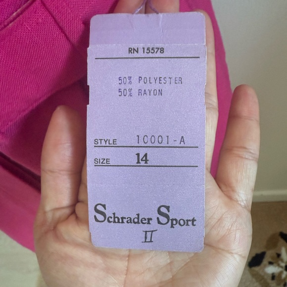 Vintage Short Sleeve Pink Belted Button Down Dress - Picture 3 of 10